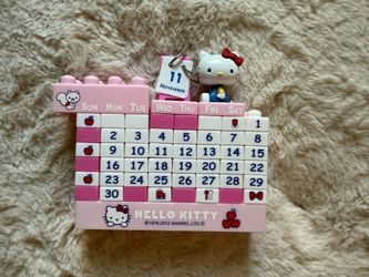 Hello kitty block calendar