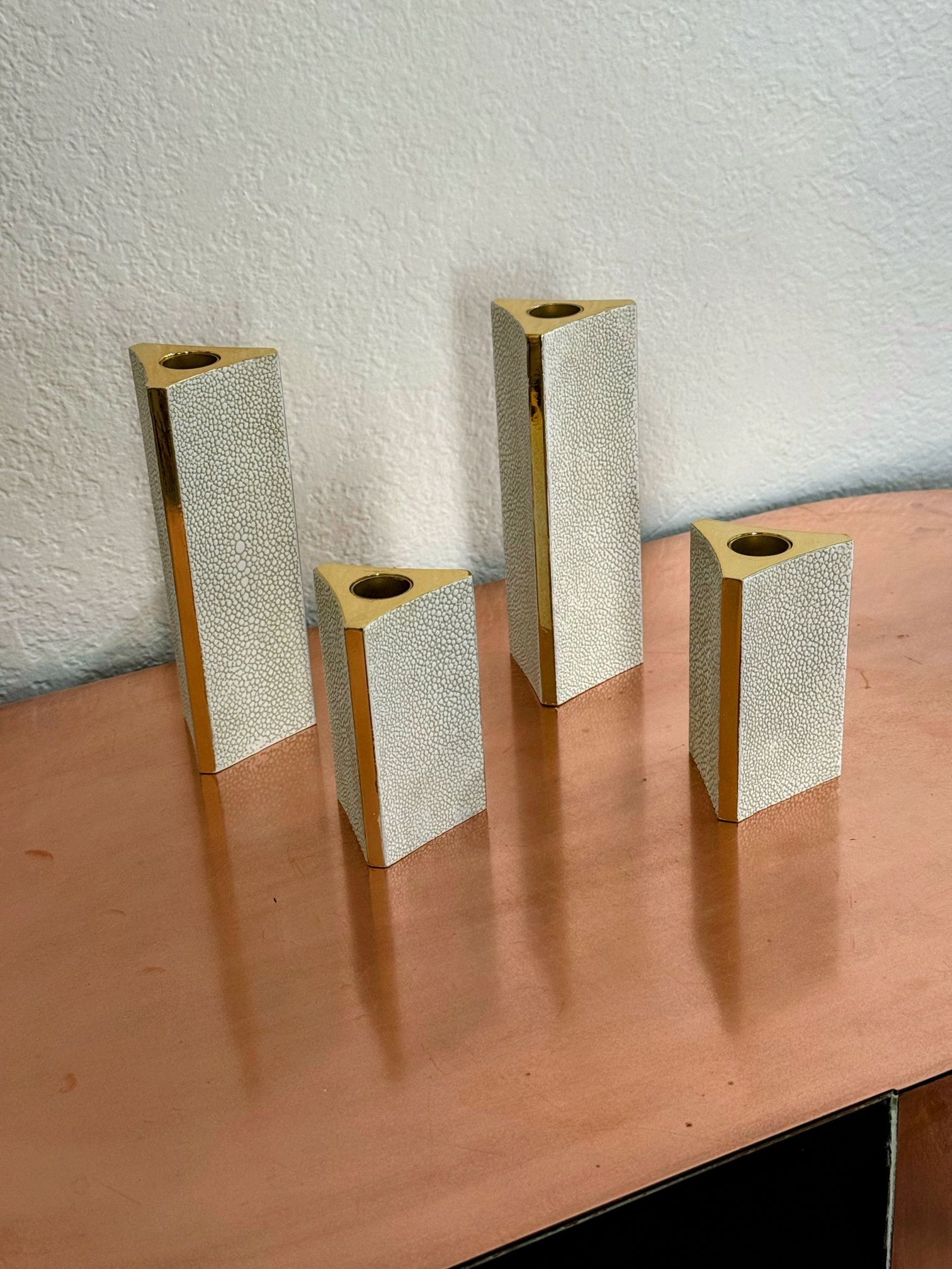 Set of 4 Candle Holders Brand Cb 2
