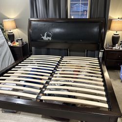 Free Solid Wood King Bed Frame 