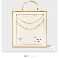 Gold Plated Chain Set 