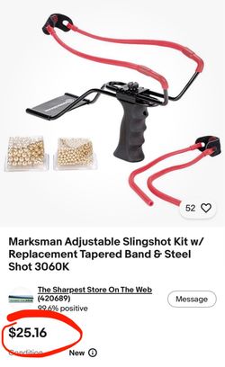 Marksman Adjustable Slingshot Kit 3060K