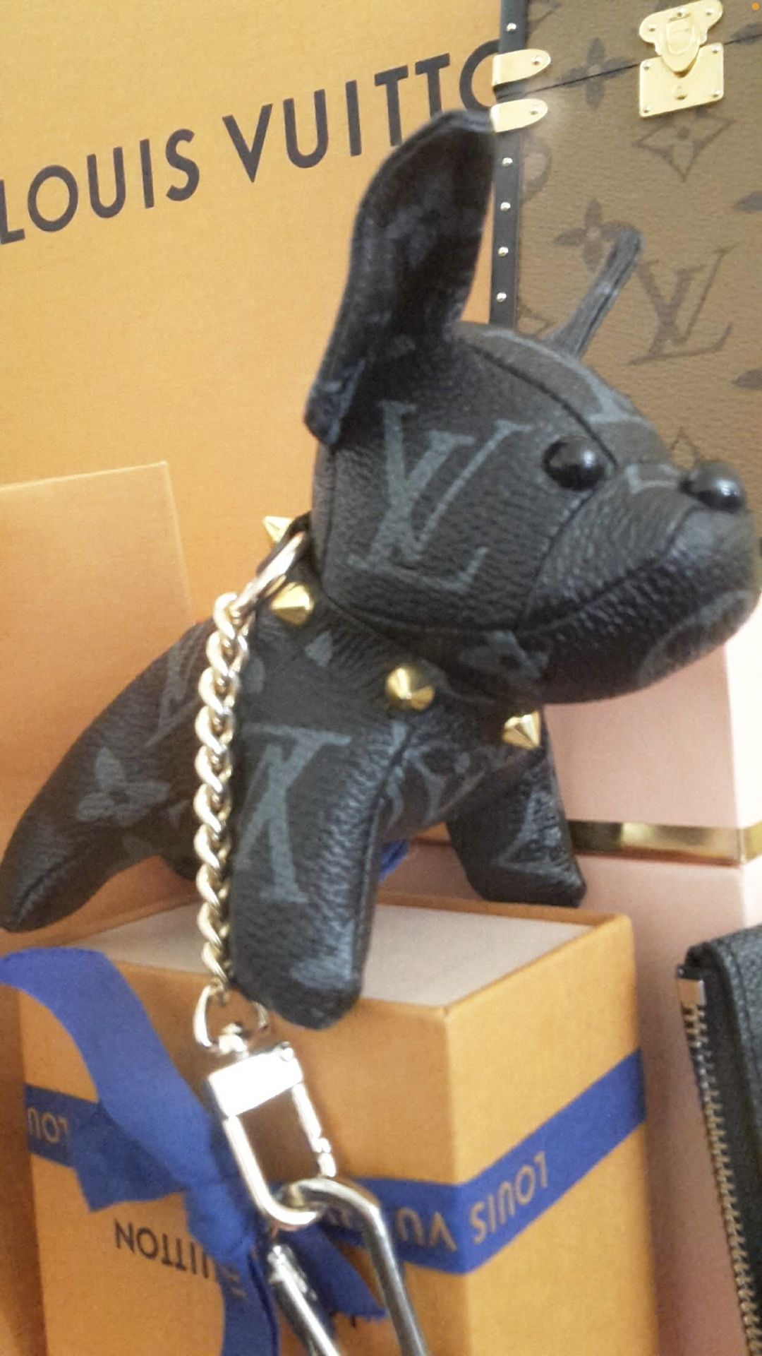 LV French Bulldog Keychain