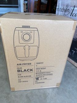 New Chefman air fryer is model RJ38-2LM-DS.