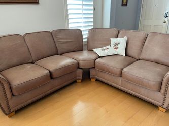 Leather couch