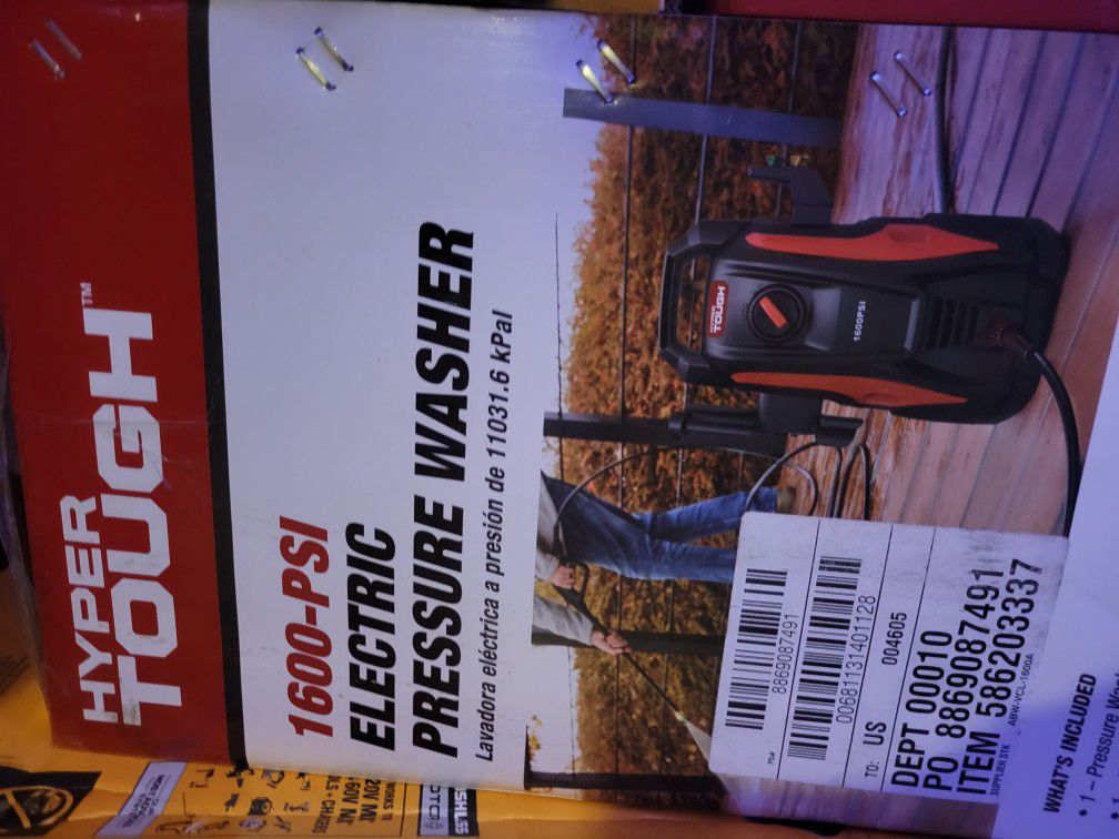 Electronic 1600 PSI Pressure  Washer *New In Box*