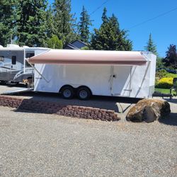 Car trailer. Enclosed.