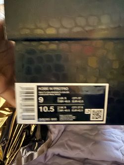Kobe protro draft day size 9
