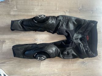 Alpinestars Missile Leather Motorcycle Racing Pants – Size 34