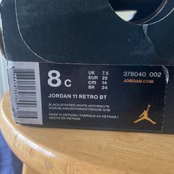 JORDAN 11 RETRO BT