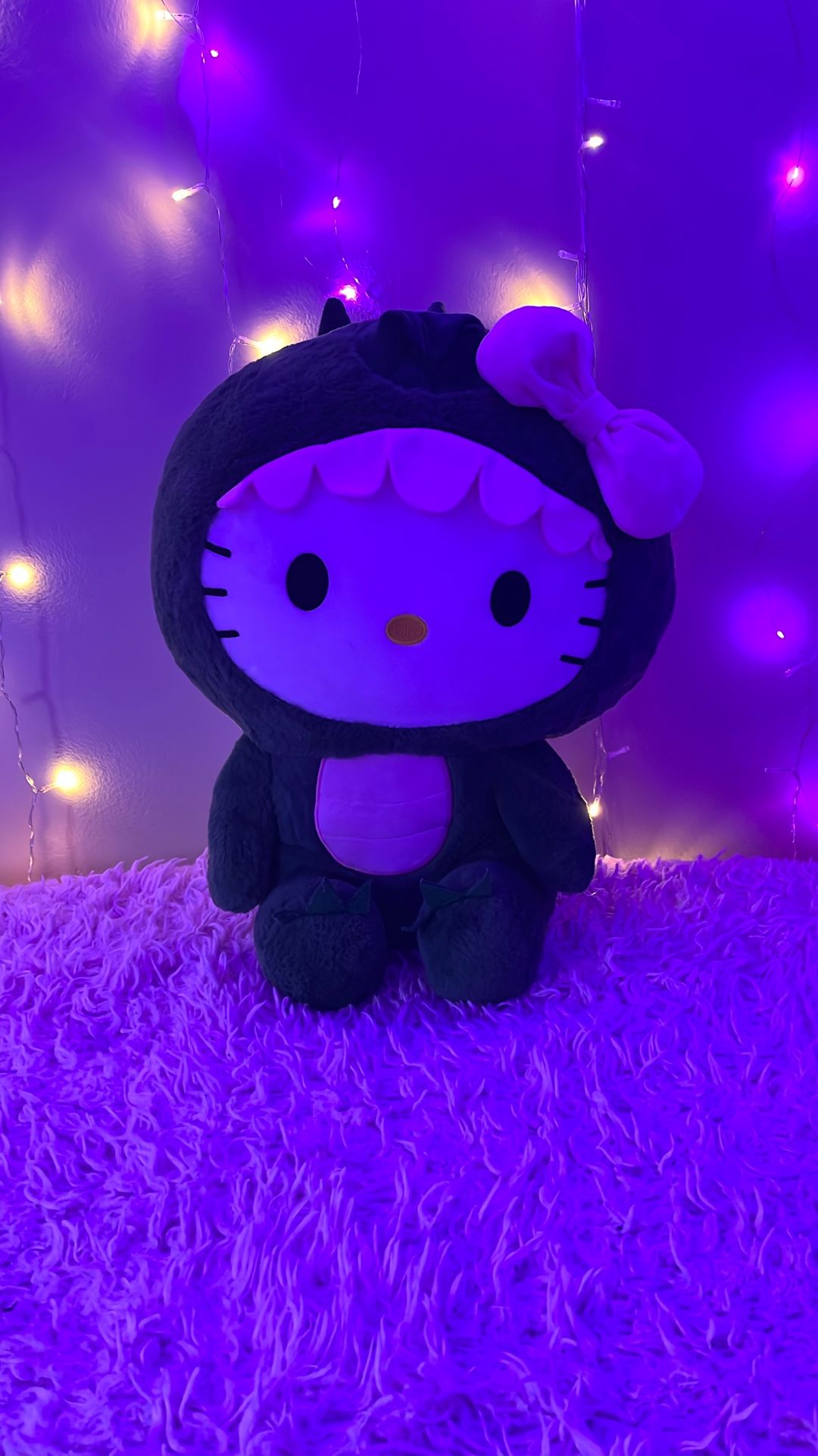 Jumbo Dino Hello Kitty Plushie