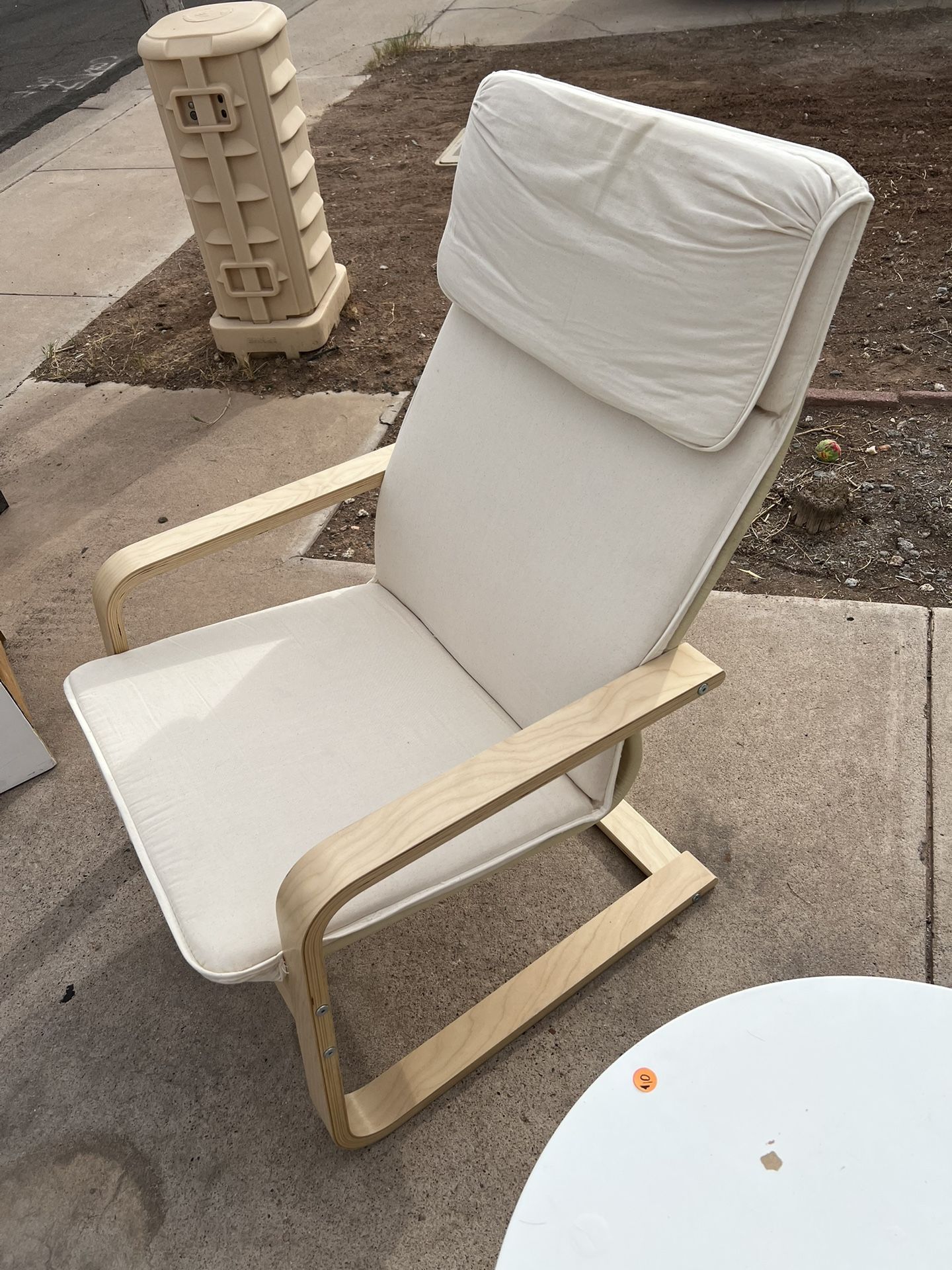 White Ikea Chair
