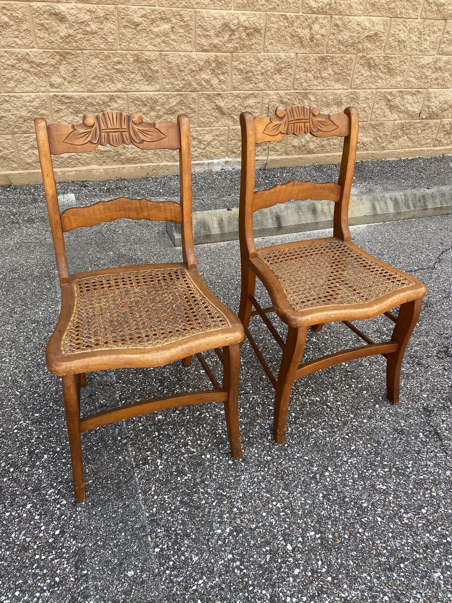 Antique Cane Chairs 