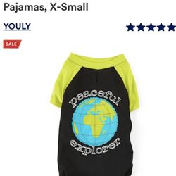 Dog / Cat Pajamas XS, NWT