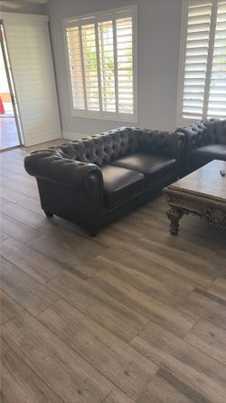 Couches and table