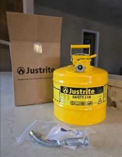 Justrite Type II gas can