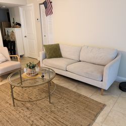 Linen Goose down Sofa 