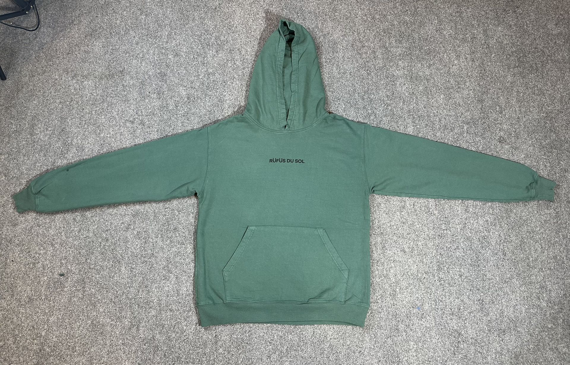 NWT Men’s Rufus Du Sol 2021 Surrender Tour Hoodie Size Small Green EDM Music