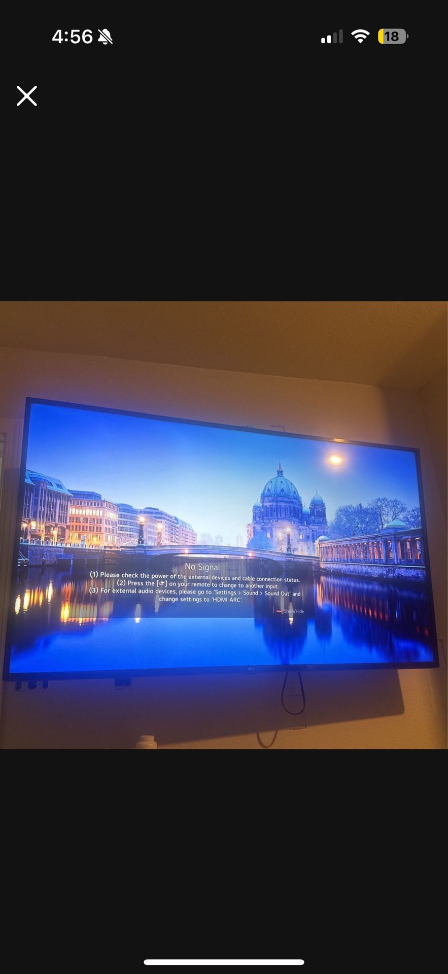 LG 65” 4K UHD Smart TV – Model 65UN7300PUF