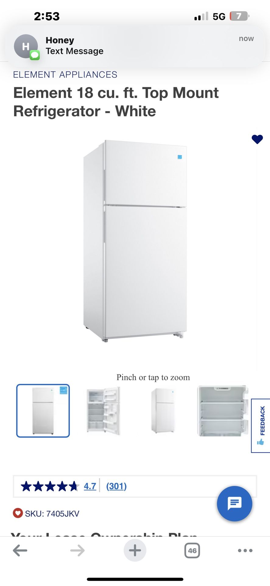 Brand New Refrigerator