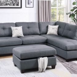 Sectional Sofa + Ottoman