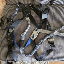 Falltech Safety Harness With Lanyard Size Lrg
