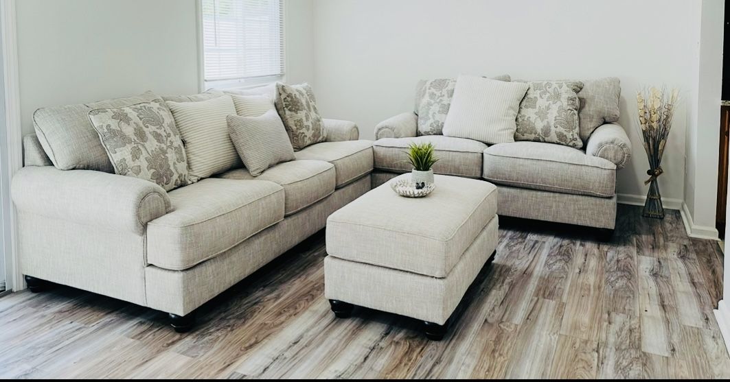 Sofa 3+2 With Ottoman
