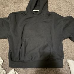 Essentials Men’s Black Hoodie