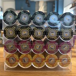 Crown Casino Clay Poker Chips Set
