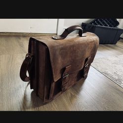 Rare Thielemann 1897 Leather Business Bag. Sells For $300