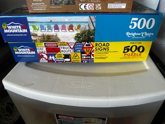 2 complete 500 piece puzzles