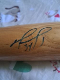 2005 David Ortiz Signed Rawlings Baseball Bat with COA