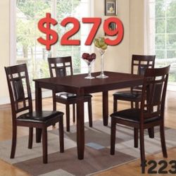 TABLE PLUS 4 CHAIRS SPECIALS DEALS FINANCIAMIENTO DISPONIBLE EASY CREDIT FINANCE NO MONEY DOWN