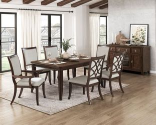 Elegant Contemporary Dining Buffet Server with Functional Storage & Refined Wood Finish