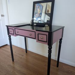Elegant vanity desk refurbished