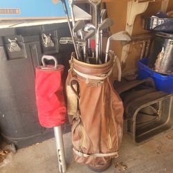 Starter Golf Clubs, Bag & Shag Bag