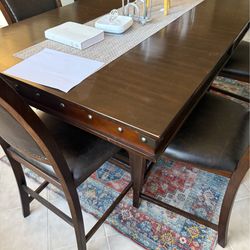 Dining table with chairs