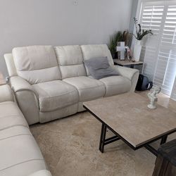 Leather Sofa & Love seat 