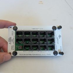 On-Q/Legrand 4x12 Telecom Distribution Module.