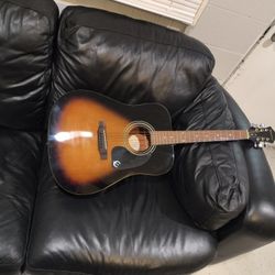 Acoustic Epiphone Dreadnought Guitar