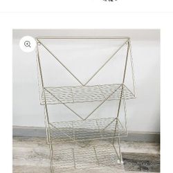 three-tier shelf / plant stand compare to $75 store price. MUST PICK UP