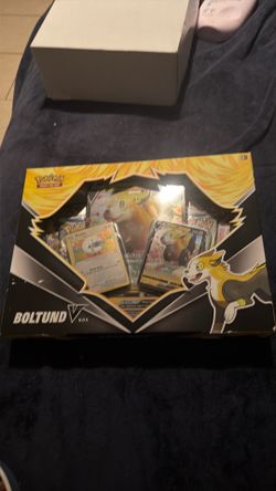 Pokemon TCG Boltund V Box Collection Factory Sealed New Sword & Shield