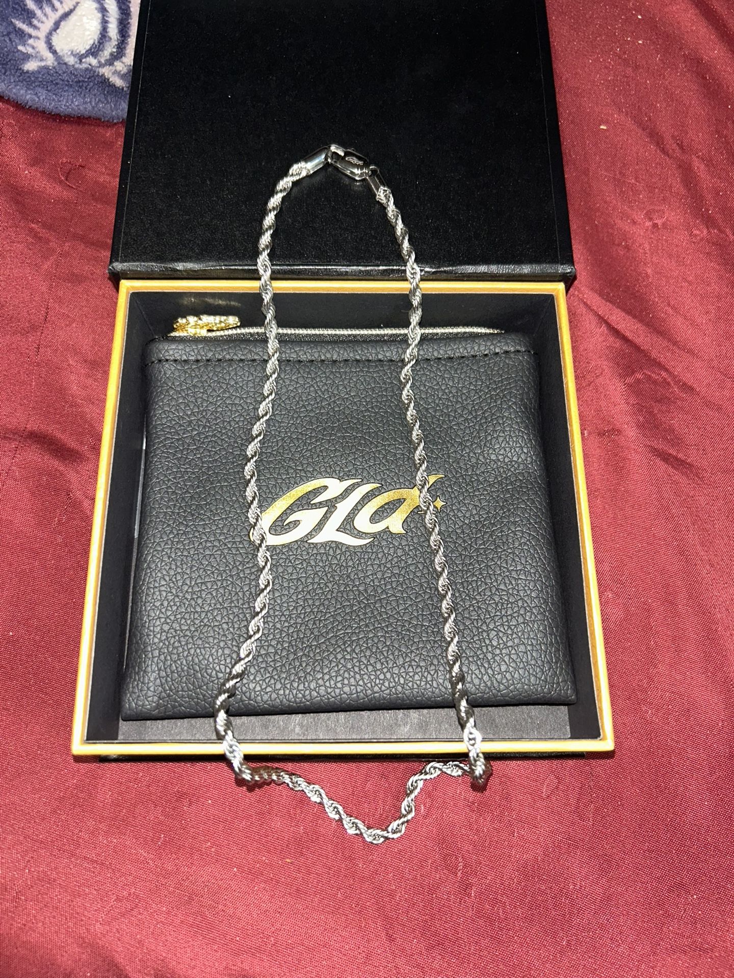 GLD WHITE GOLD PLATED CHAIN