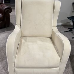 Beige Albie Swivel Glider Recliner #2