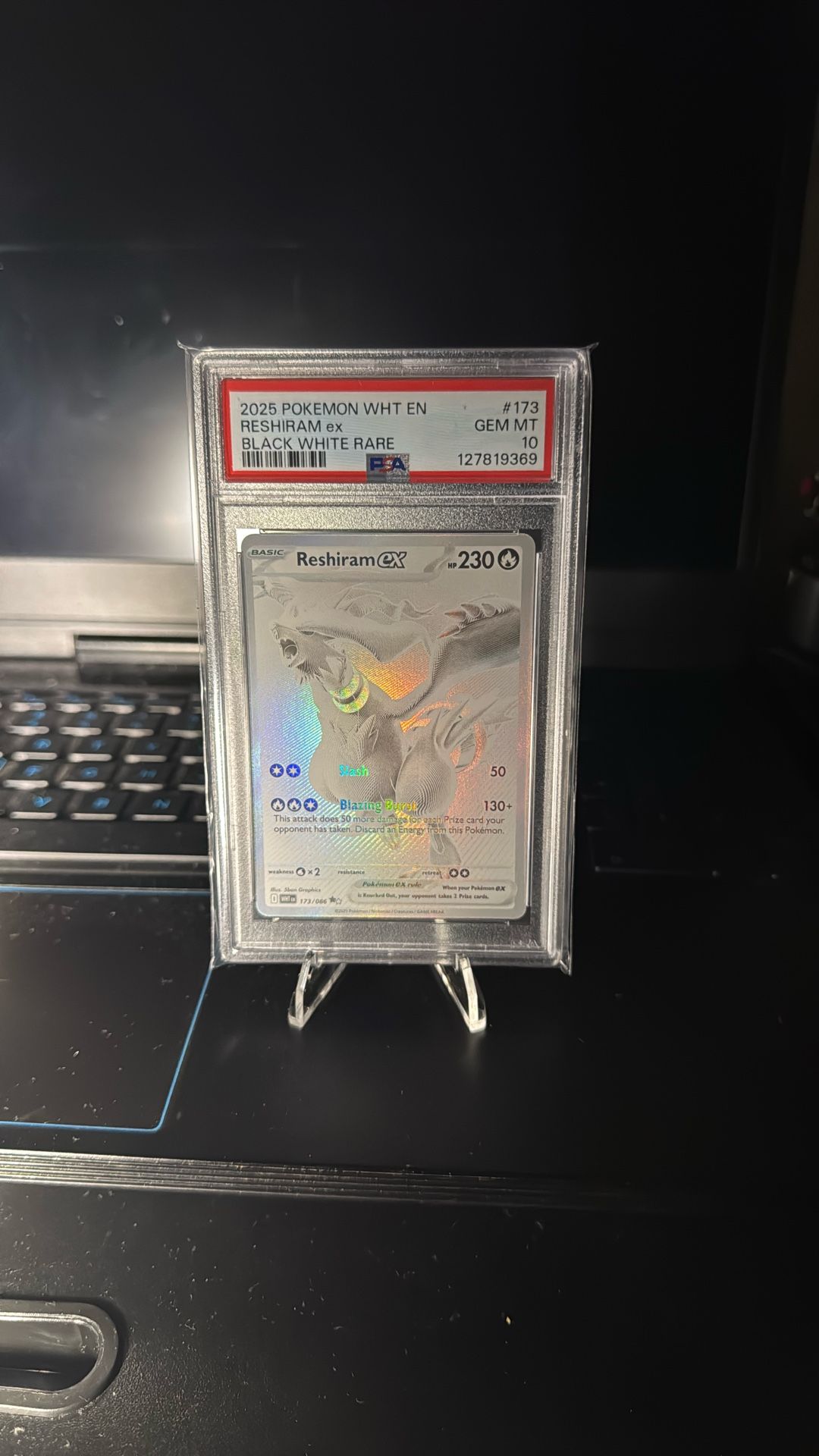 2025 Pokemon White Flair Reshiram Ex