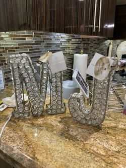 Letters M&J Decor 2 X $15