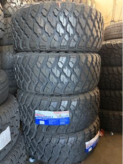 🚘🚨I selling a set the tires Lt 35x12.50 22 atlander Roverclaw