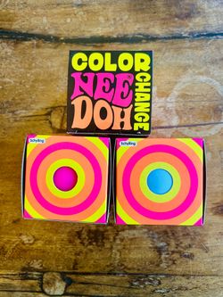 LAST 3 Schylling Color Change NeeDohs!!!! 2 Pink and 1 Blue