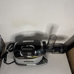 Omega 8006 Slow Masticating Juicer Korea Tested Working Missing Pusher 