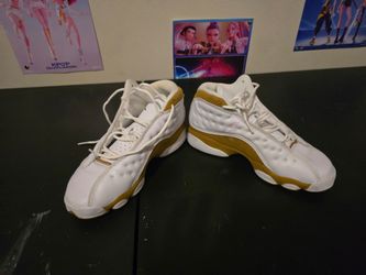 White Jordan's size 6.5