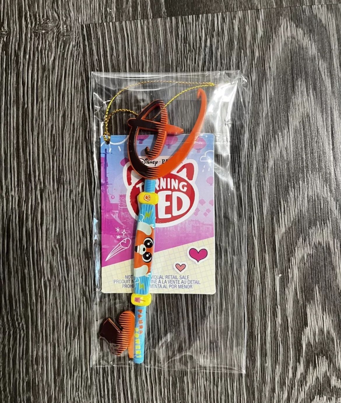 Disney Pixar Turning Red Movie Collector Key Mei Panda NIP